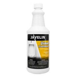 Javelin Urinal Treatment | Dissolves Uric Salt Build Up in Drains, Opens Fully Clogged Urinals | 32 Fl. Oz.