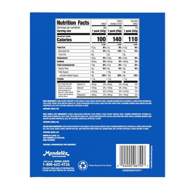 Oreo Variety Pack, 60 count