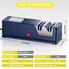 Electric knife sharpener, Professional Diamond Sharpening System with Replaceable Sharpening