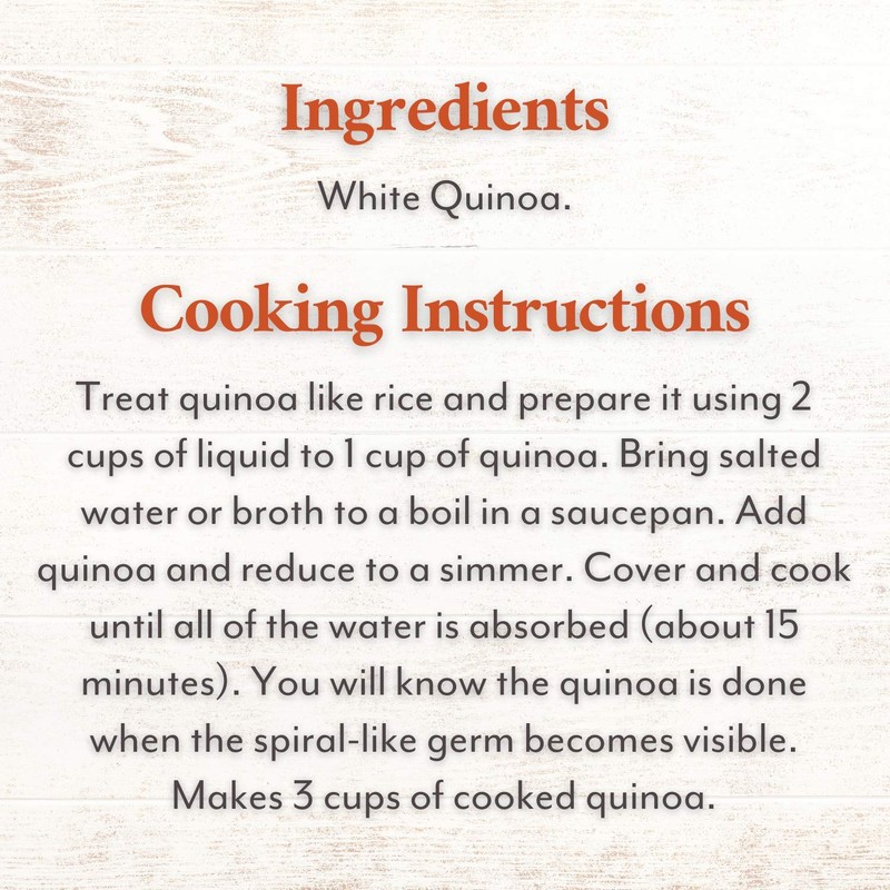 Roland Foods White Quinoa, Pre-washed, Specialty Imported Food, 5 Lb