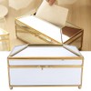 Household Mirror Surface Tissue Box Living Room Makeup Tissue Napkin
