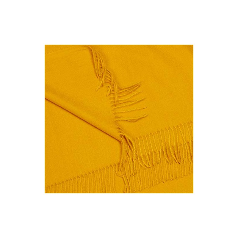 Caspar SC506 Soft Warm Unisex XL Scarf Plain, curry
