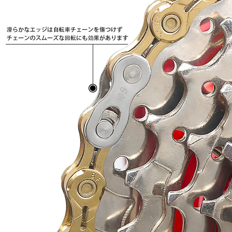 Kigauru 10 Pairs Bike Chain Connector 10 Speed Chain Steel