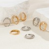 Harry and Henry Chunky Gold Rings for Women Non Tarnish