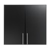 Prepac Elite 32" Tall Wall Cabinet, Black