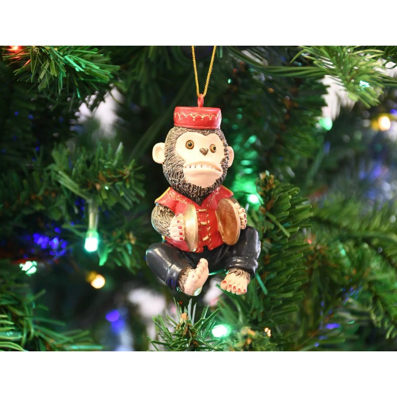 Tree Buddees Retro Wind up Toy Cymbals Monkey Funny Christmas