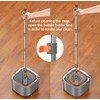 TikStar Spin Mop Bucket Set with Self-Separating Dirty & Clean