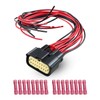 16 Pin Headlight Connector Harness Fit for Ford Mustang 2015–2023,