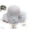 Naimo Women's Organza Church Kentucky Derby Fascinator Hat Elegant Bow