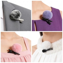 Lifexciting 5pcs/pack Wind Muff Outdoor Furry Noise Reduction Windscreens for Mini Clip-On MIC Lavalier Lapel Microphone Mini Microphone Recording Podcasting Vlogging (Multi-Color, 5pcs 8mm/0.31in)