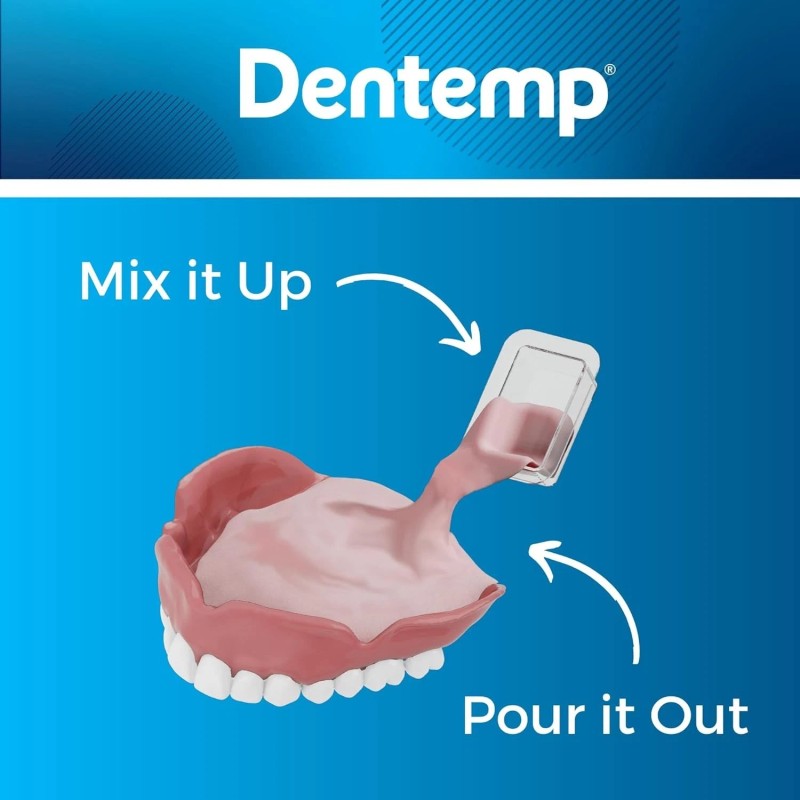 Dentemp Reline-it Denture Reline Kit – Upper & Lower Reliner