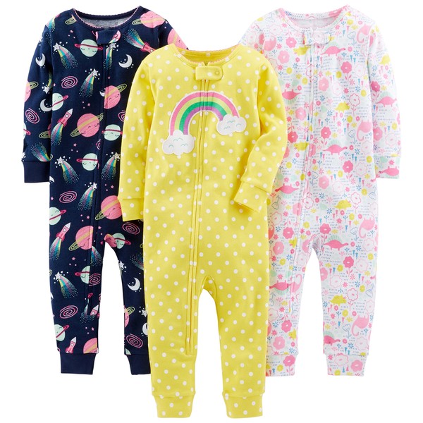 Simple Joys by Carter's Baby Girls' Toddler 3-Pack Snug Fit