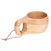 200ml Single Hole Wooden Cup with Hanging Buckle Milk Coffee