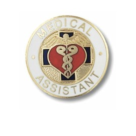 EMI Medical Assistant Nurse Pin Round
