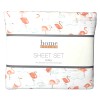 Home Design Flamingo Brushed Microfiber 4 Piece Sheet Set King
