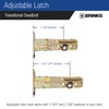 BRINKS - Transitional Single Cylinder Deadbolt, Satin Nickel - Built