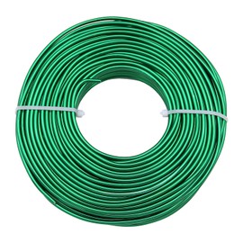 Uxney Jewellery Wire, 1.5 mm Thick Aluminium Craft Wire, Jewellery Making Wire, Metal Wire for Crafts, Aluminium Wire, Wire, DIY, Metal Crafts, Art Wires (Green, 30 Metres)
