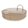Round Storage Tray 360 Degree Rotating Waterproof Clear Desktop Organizer