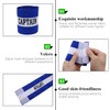 Qimoo 6Pcs Blue Youth Captain Armband for Soccer Training, Adults