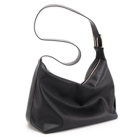 Kadynow Hobo Bag for Women Vegan Leather Tote Bag for Women Slouchy Shoulder Handbag Purse Crossbody with Adjustable Strap Black