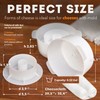 2 pcs Cheese Mold with a Follower Piston and Cheesecloth