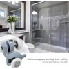 8 Pcs Shower Door Rollers/Runners/Wheels/Pulleys 25mm Diameter Bathroom Replacement Parts