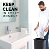 Beard Apron for Men with Suction Cup Apron for Shaving