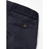Chaps Boys' School Uniform Pleated Twill Pant, Navy, 4