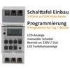 ChiliTec Timer for DIN Rail Switch Panel Digital Timer 230