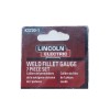 Lincoln Electric K3720-1 Weld Fillet Gauge - 7 Piece Set