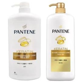 극손상케어 1200ml - 샴푸x1개+컨디셔너 린스x1개 / 손상모발케어 모발케어 건 Intensive Hair Damage Care 1200ml - Shampoo 1ea + Conditioner Rinse 1ea / Damaged Hair Care Hair Care Set