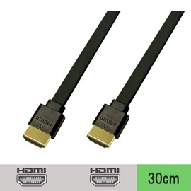 Small Flat Type HDMI Cable 30cm Supports 4K 60Hz