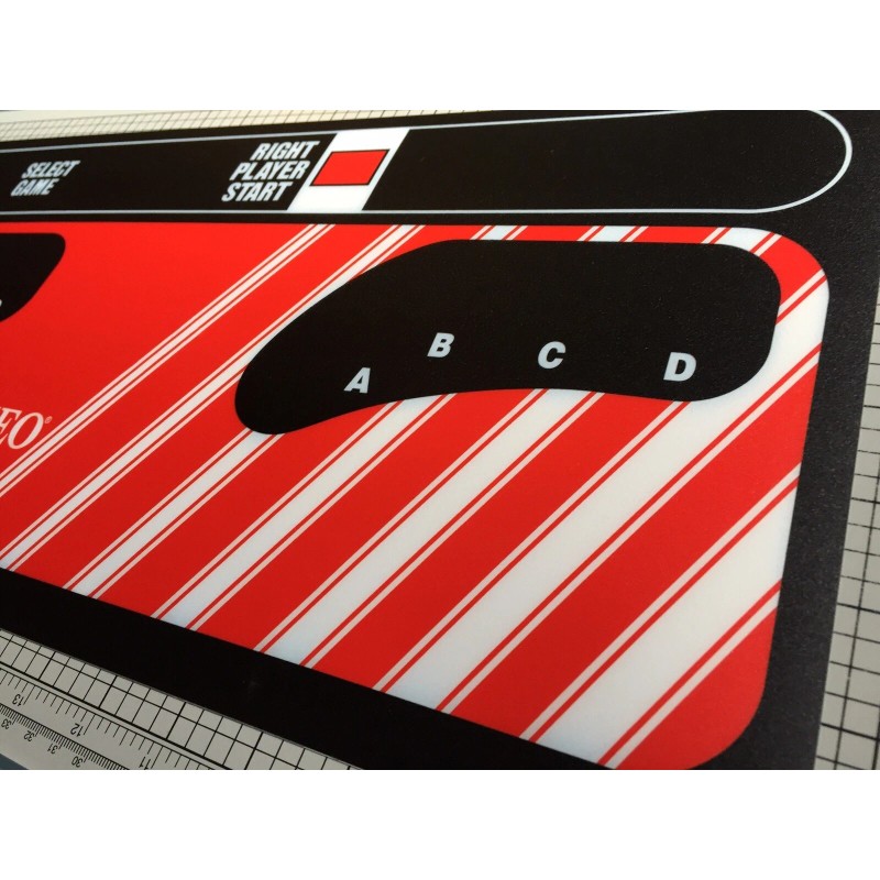 Neo Geo Arcade Control Panel Overlay (CPO) - 23.6 x