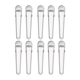 10PCS Stainless Steel Sealing Clip Coffee Bag Sealing Clip Food Bag Sealing Clip Multifunctional Kitchen Tool8cm