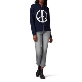 Victor Alfaro Collective Rent the Runway Pre-Loved Peace Graphic Sweatshirt, Navy, Medium
