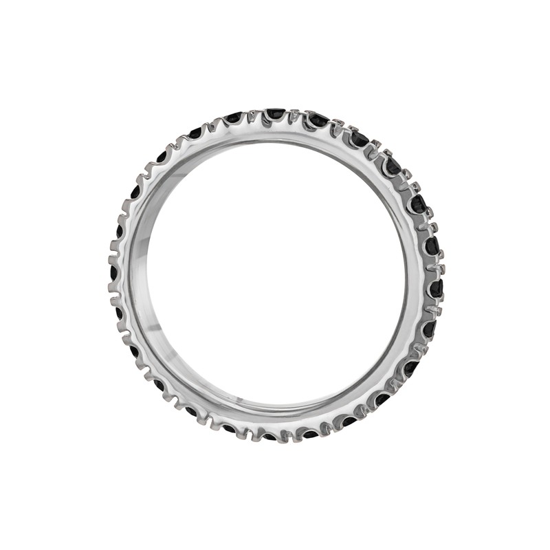 Tuscany Silver Damen Sterling Silber Überzogen mit Rhodium 2 mm