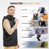 DUKUSEEK Heated Vest for Hunting Size Adjustable Heating Vest with