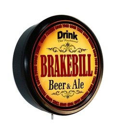 Goldenoldiesclocks BRAKEBILL Beer and Ale Cerveza Lighted Wall Sign