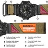 Watch Band Strap for Casio GWG-1000 GWG1000,Super Rugged Nylon Sports