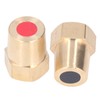 2pcs Battery Connector Revise M8 Brass Good Electrical Conductivity Pile