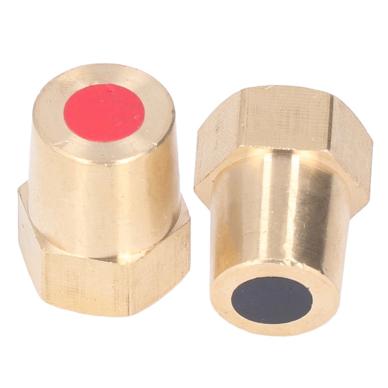 2pcs Battery Connector Revise M8 Brass Good Electrical Conductivity Pile