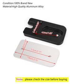 Areyourshop Motorcycle Universal Rear License Plate Mount Holder Motorcycle Accessories