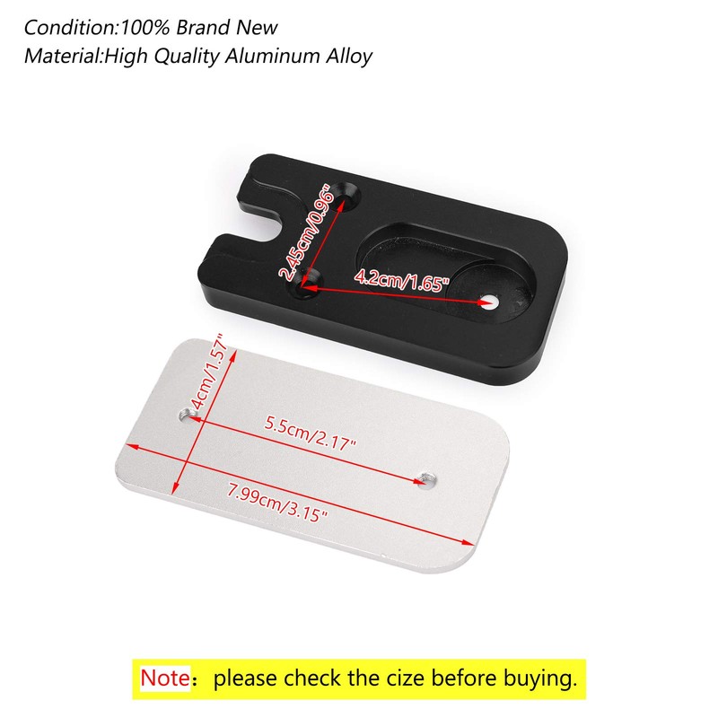 Areyourshop Motorcycle Universal Rear License Plate Mount Holder Motorcycle Accessories