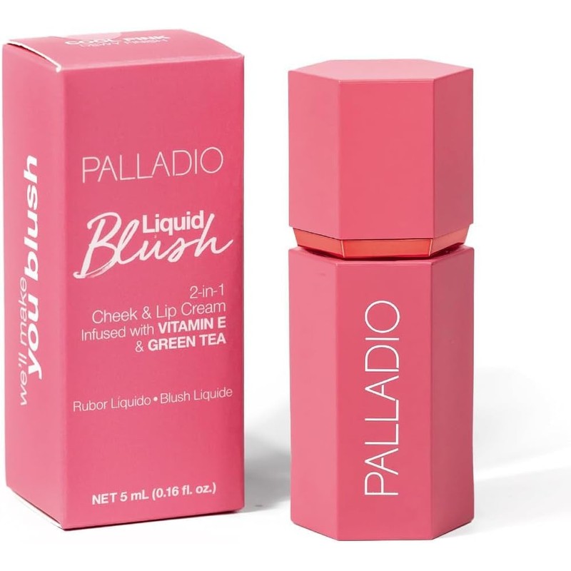 Rubor líquido 2 en 1 Palladio – Mejillas y labios