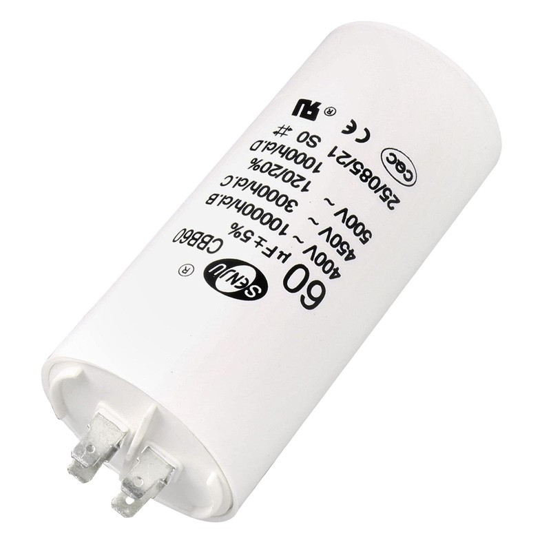 MACHSWON Start Capacitor CBB60 60uF 450V AC Double Insert 50/60Hz