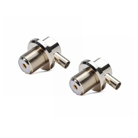 YNIBST M-3DL M-Type Connector 3D-2V for RG-58 and U Coaxial Cable L Jack Base Mount Set of 2