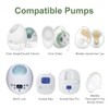 Maymom 19mm Flange Insert (Green) Compatible with Elvie Single/Double Electric,