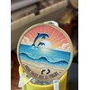 Dolphin Jumping Beach One Day at A Time Medallion Serenity