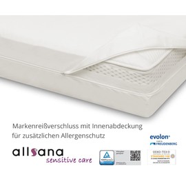 All Sana Anti-Allergy Mattress Cover 90X200X8 CM for Topper Anti Mite Encasing – Top Cover for Allergy Allergy To Dust Mites