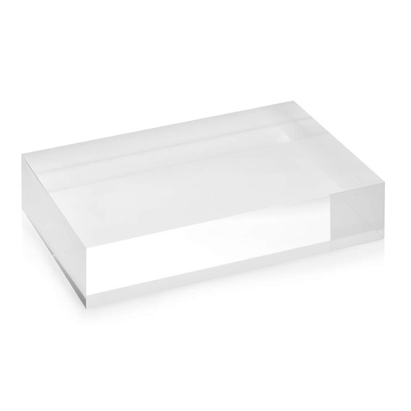 Acrylic Block 60 x 90 x 20 mm Transparent, Glossy